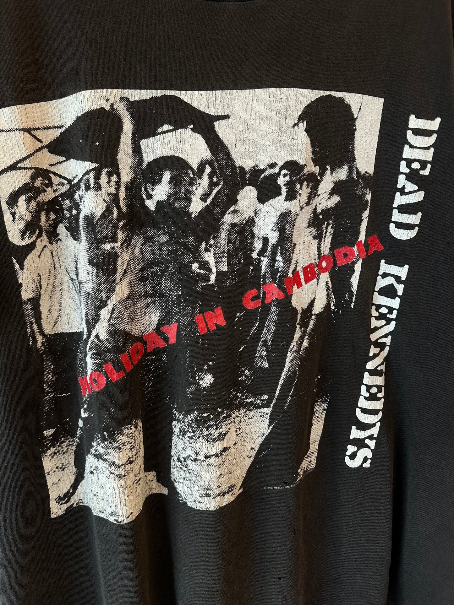 Vintage Dead Kennedys Holiday in Cambodia Thrashed Boxy T-Shirt