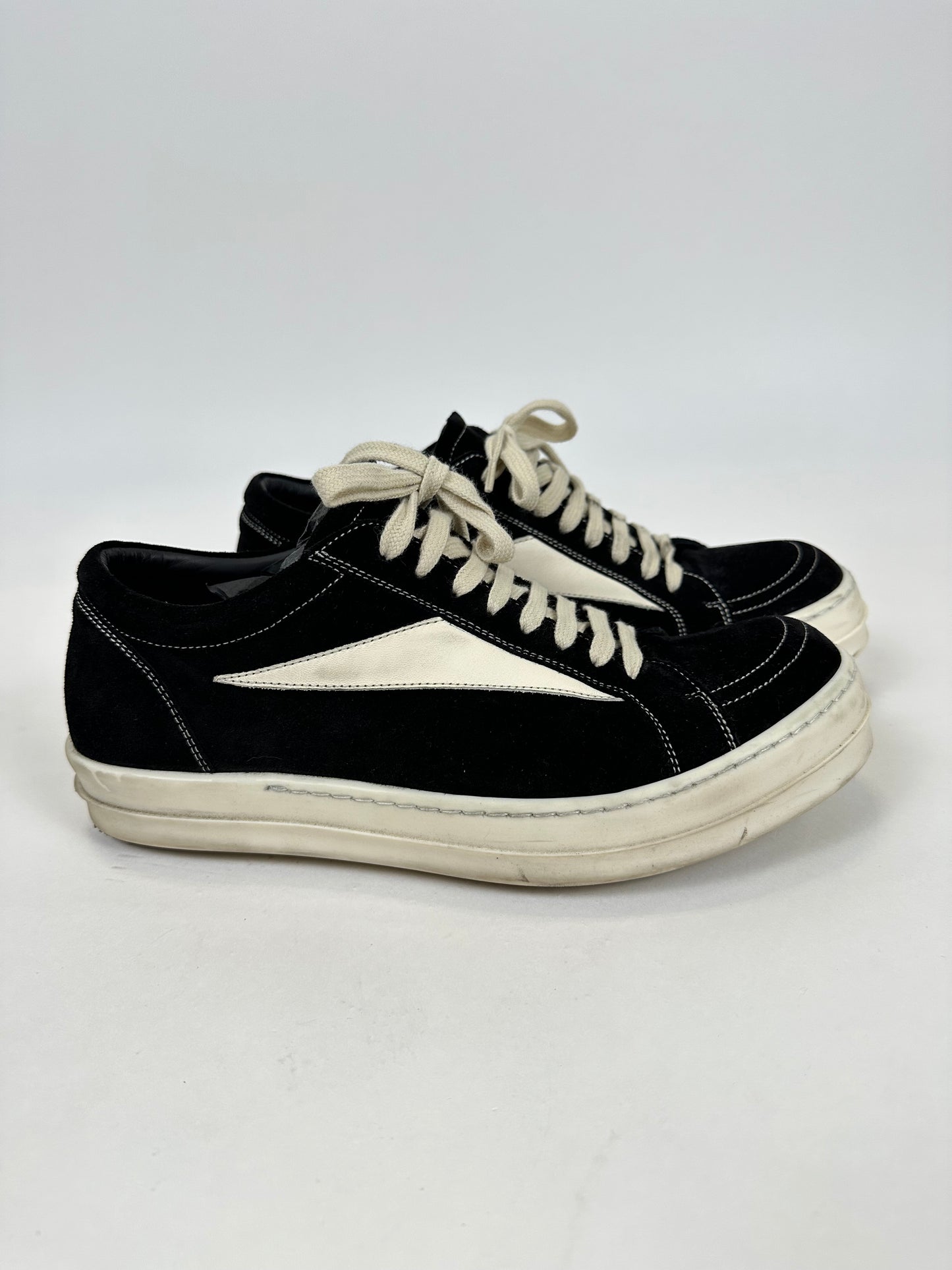 Black Suede Vintage 'Strobe' Sneakers