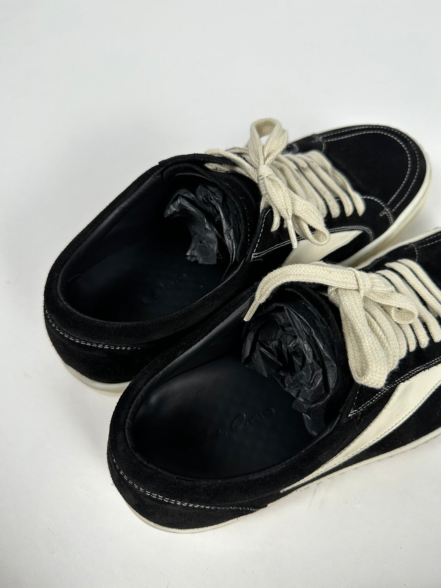 Black Suede Vintage 'Strobe' Sneakers