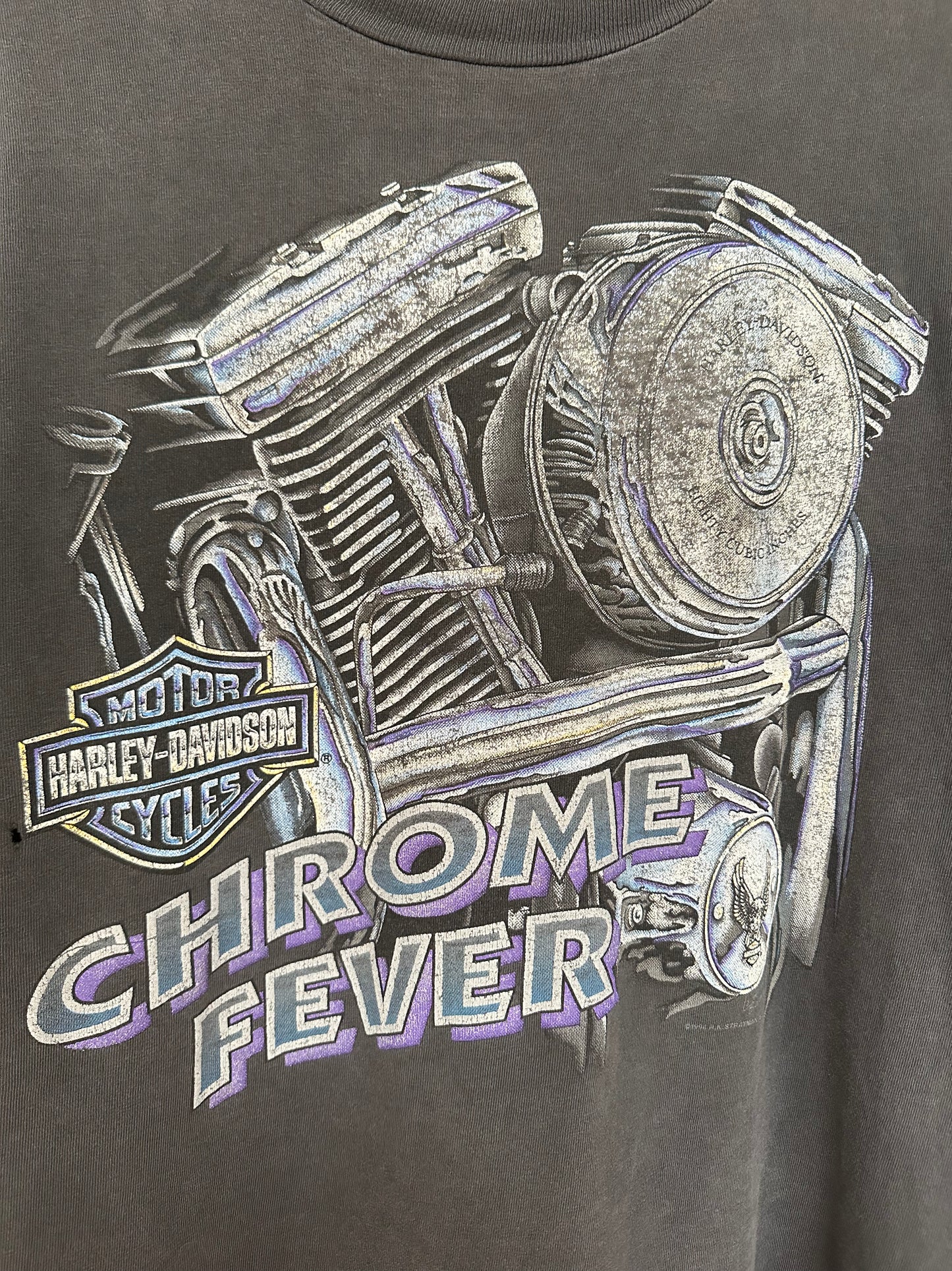 VINTAGE HARLEY DAVIDSON CHROME FEVER TEE