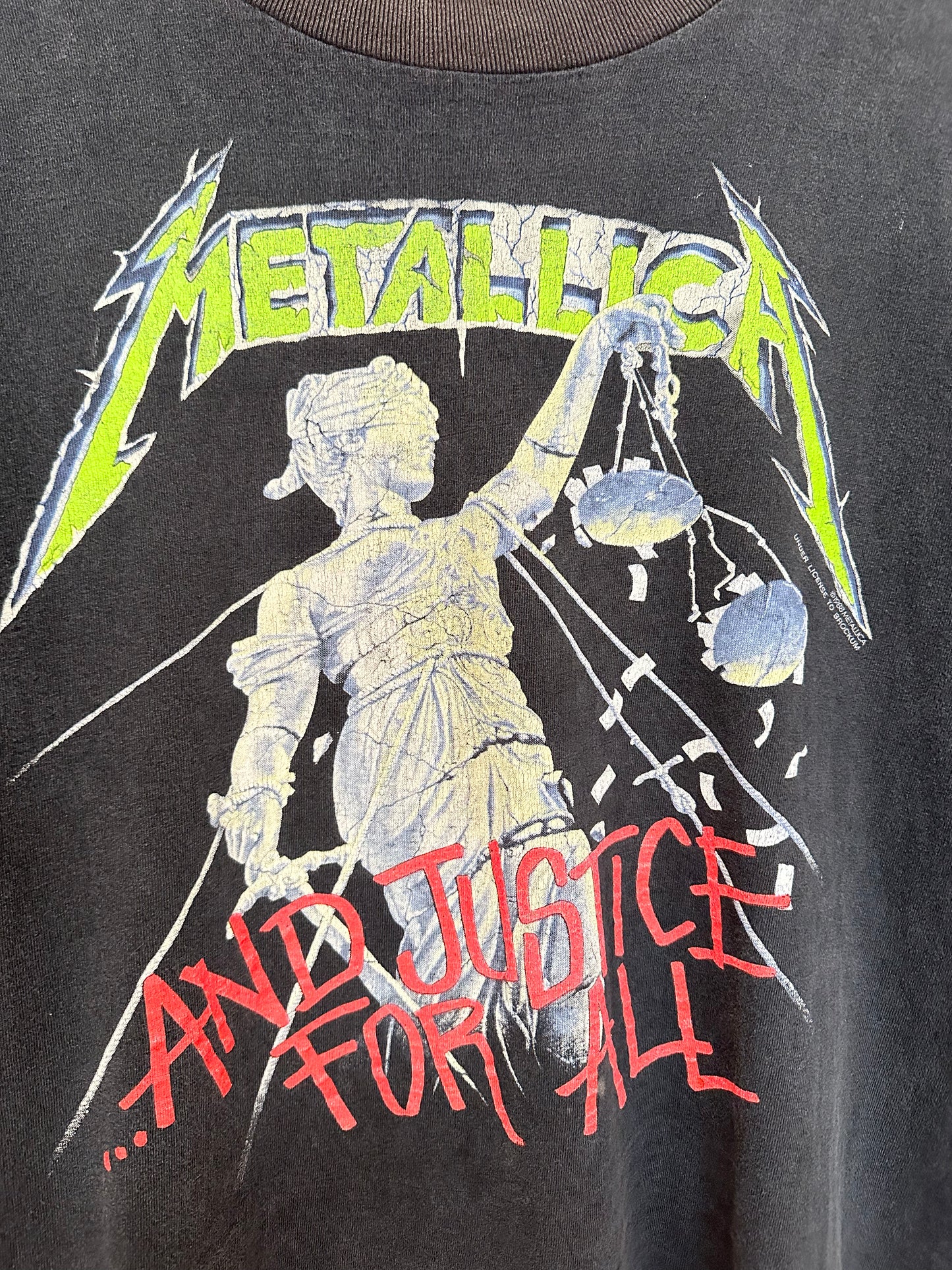 VINTAGE METALLICA TOUR TEE GIANT TAG