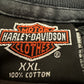 VINTAGE BOXY XXL HARLEY EMBLEM TEE THRASH FADED