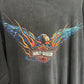 VINTAGE HARLEY FLAMES LONG SLEEVE EAGLE XXL