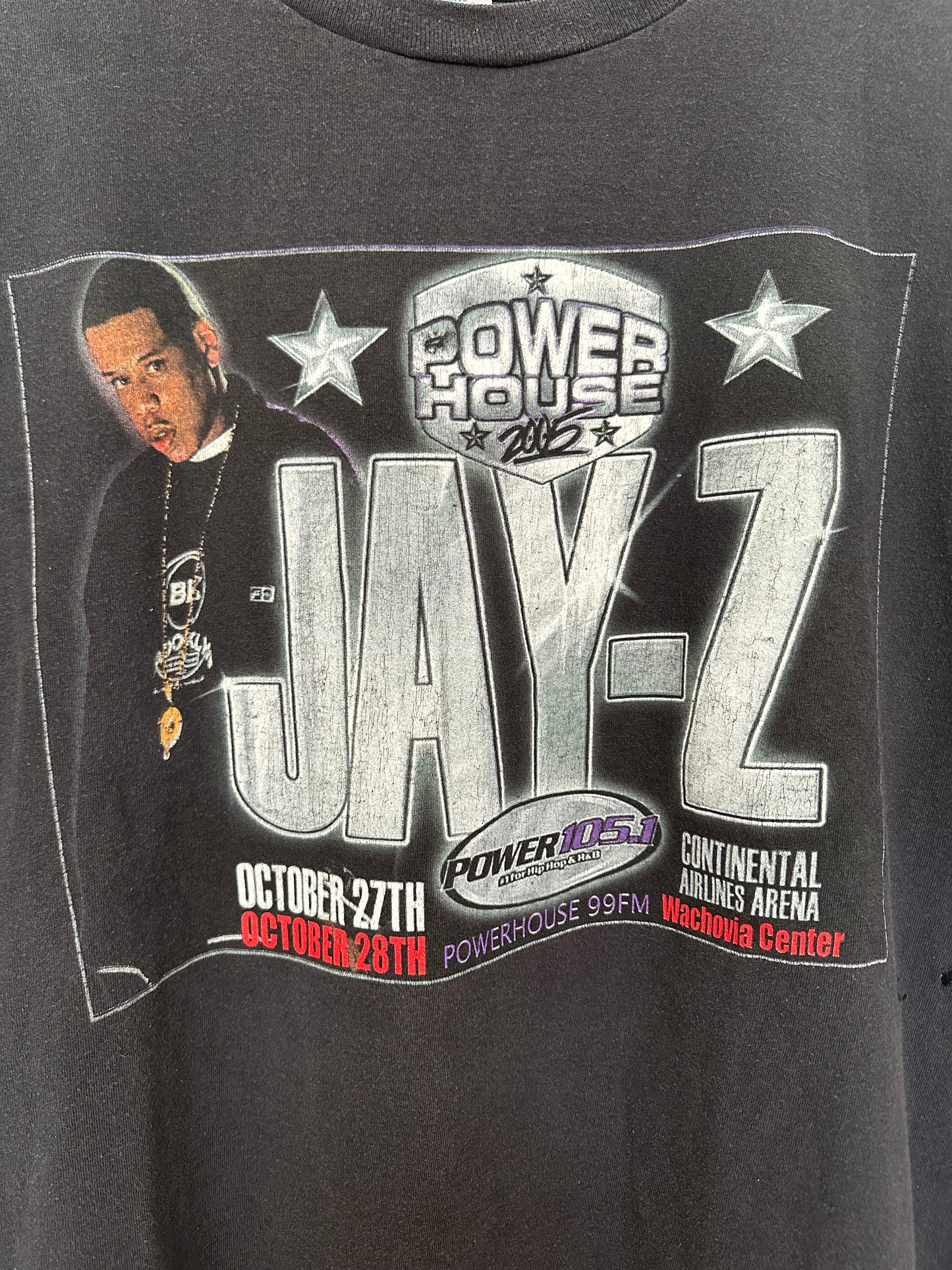 JAY-Z POWERHOUSE NYC 2005 T-SHIRT KANYE LEBRON