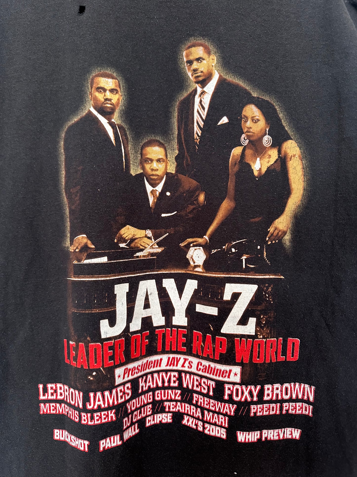 JAY-Z POWERHOUSE NYC 2005 T-SHIRT KANYE LEBRON