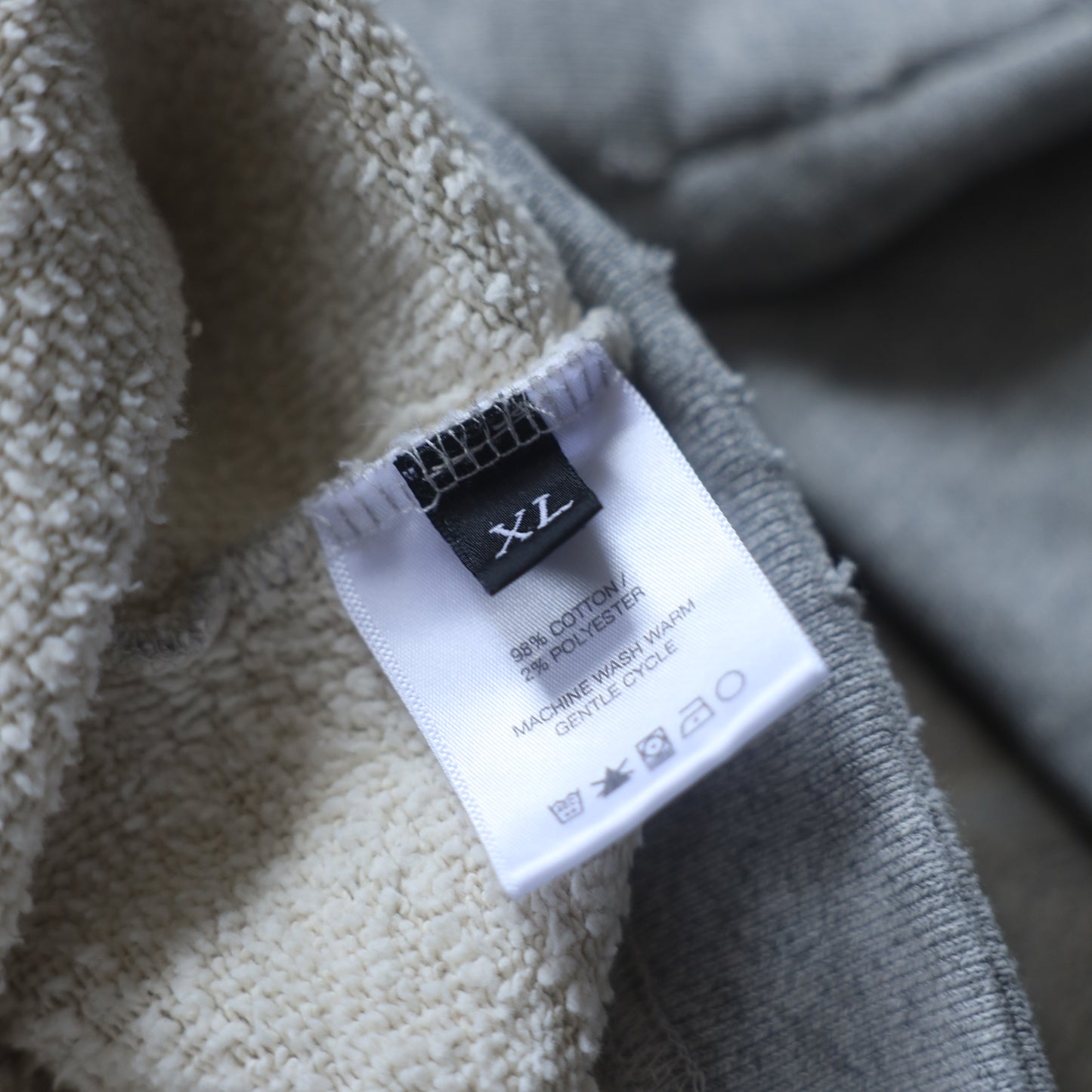 ERD SAFETY PIN CUT OUT HOODIE HEATHER GREY