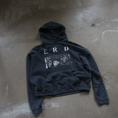 ERD CHARCOAL MY ROLE IN THE WAR HOODIE