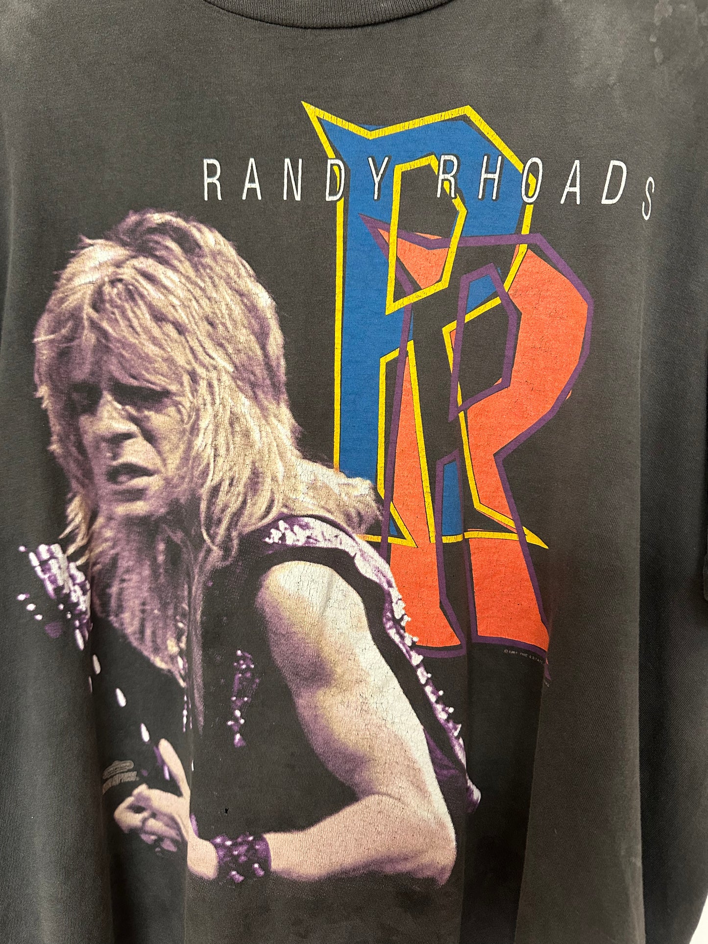 RANDY RHOADS VINTAGE FADED TEE