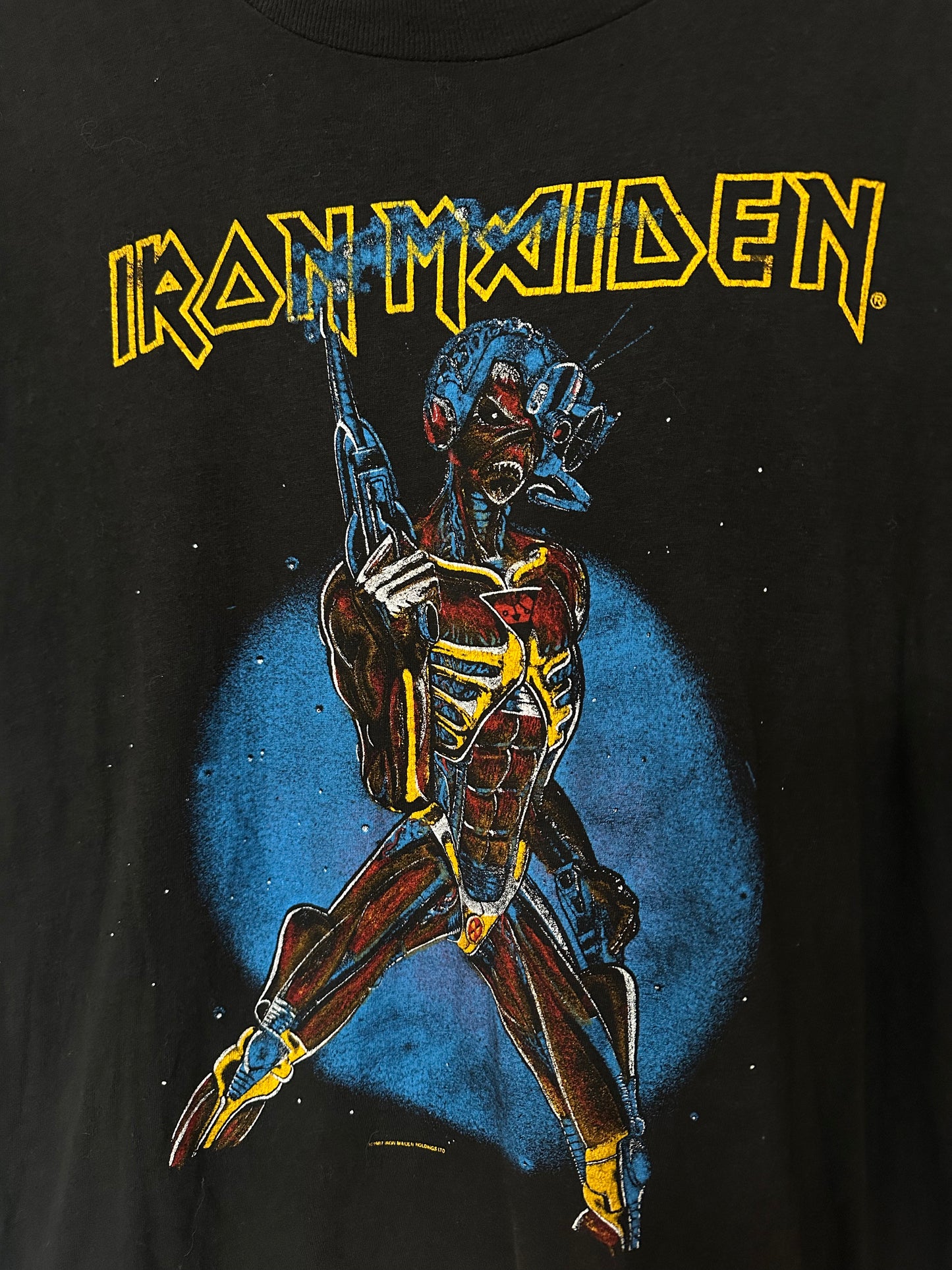 1987 IRON MAIDEN VINTAGE TOUR TEE