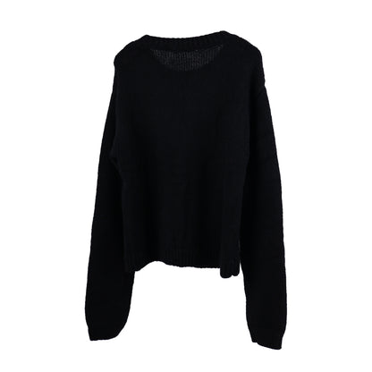 CLUB KISS MOHAIR KNIT CREWNECK