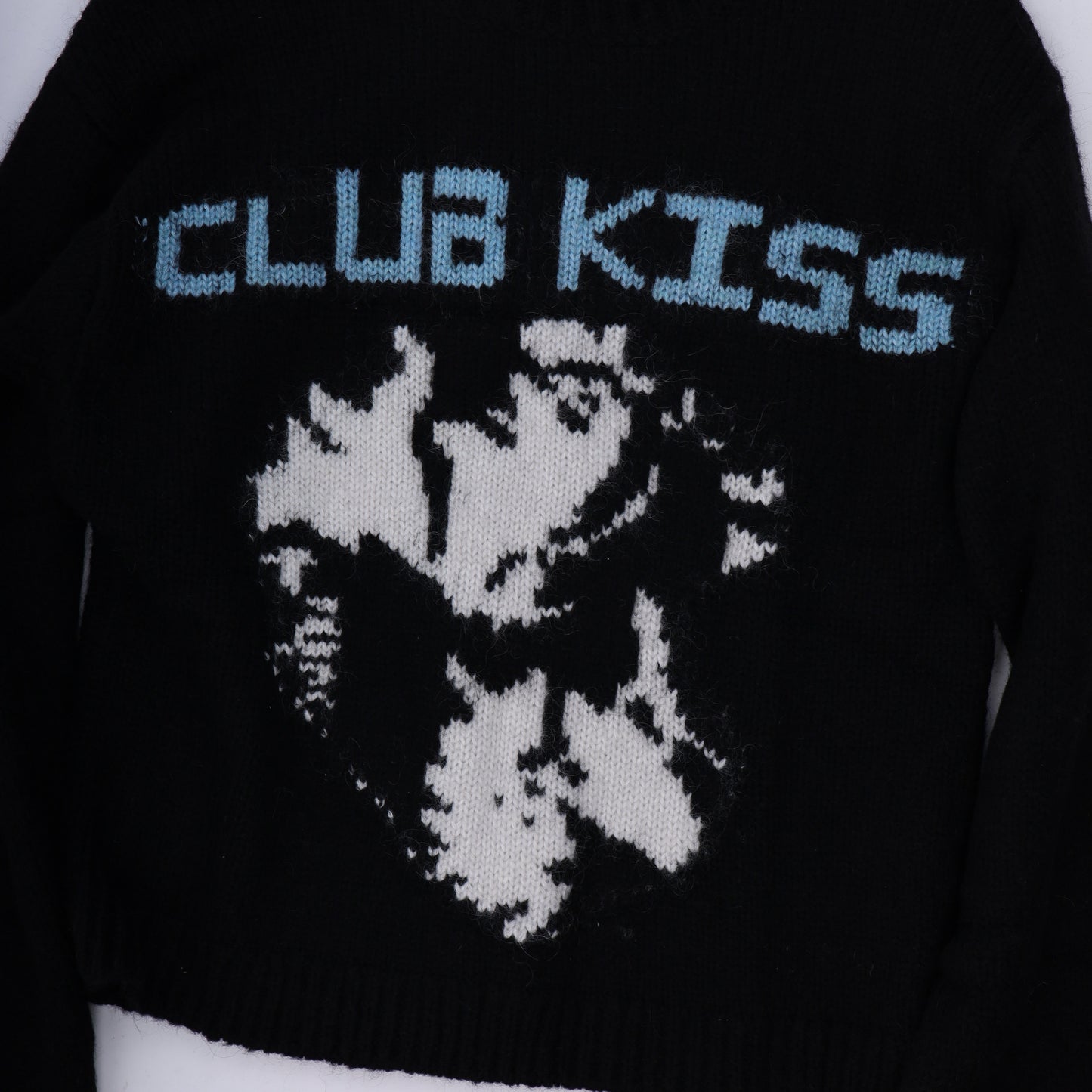 CLUB KISS MOHAIR KNIT CREWNECK