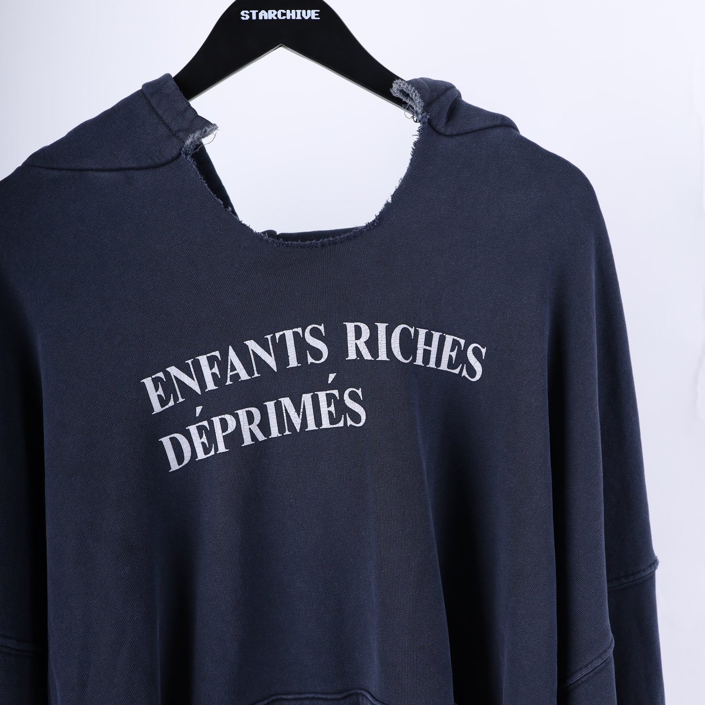 ERD NAVY LOGO HOODIE