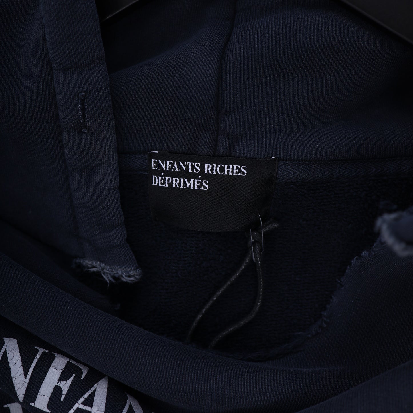 ERD NAVY LOGO HOODIE