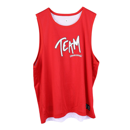 RED MESH 'FORM' CH TEAM STADIUM TANK TOP JERSEY MATTY BOY