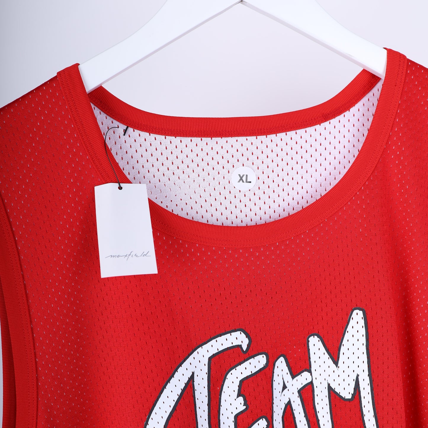 RED MESH 'FORM' CH TEAM STADIUM TANK TOP JERSEY MATTY BOY