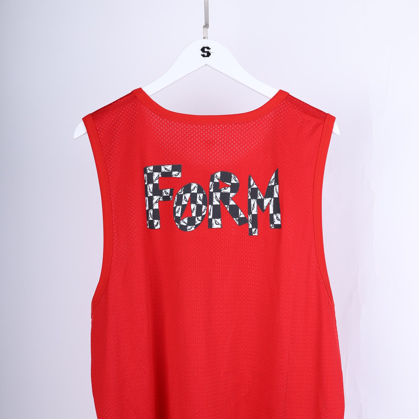 RED MESH 'FORM' CH TEAM STADIUM TANK TOP JERSEY MATTY BOY