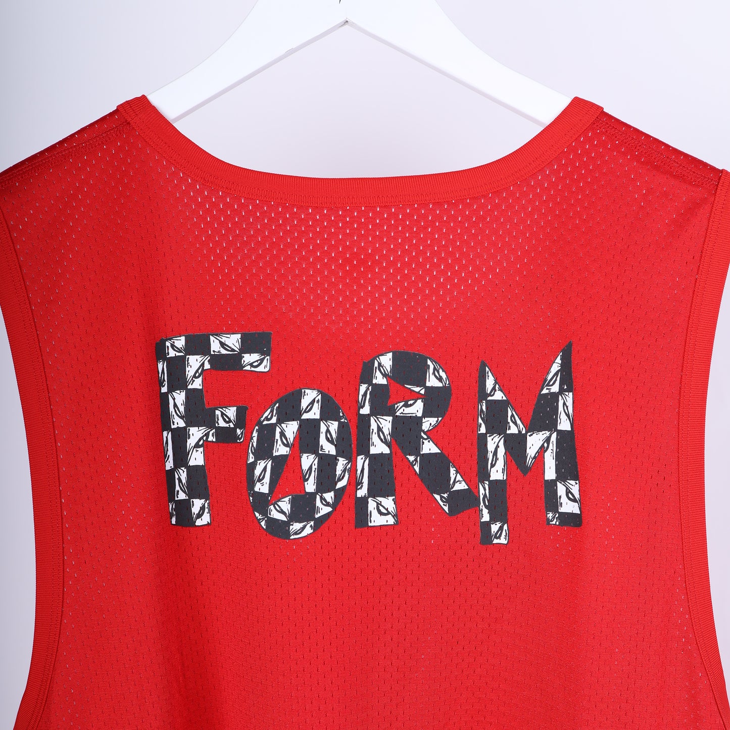 RED MESH 'FORM' CH TEAM STADIUM TANK TOP JERSEY MATTY BOY