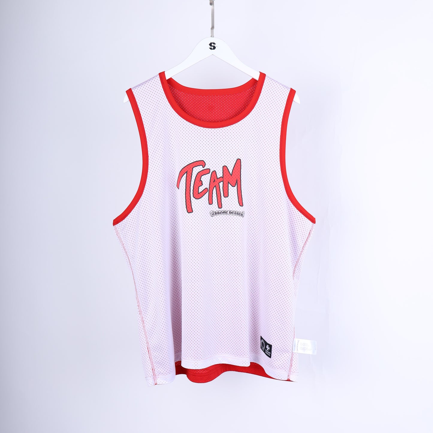 RED MESH 'FORM' CH TEAM STADIUM TANK TOP JERSEY MATTY BOY