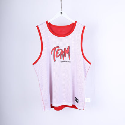 RED MESH 'FORM' CH TEAM STADIUM TANK TOP JERSEY MATTY BOY