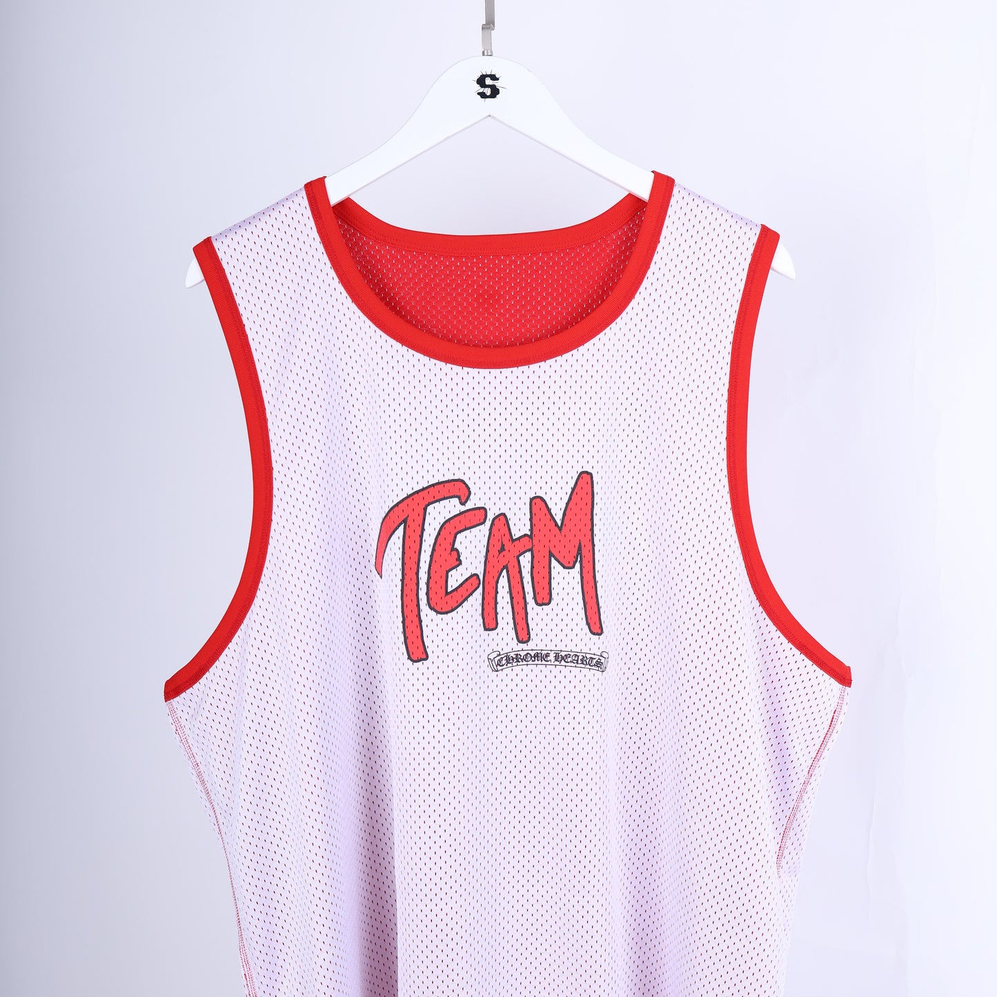 RED MESH 'FORM' CH TEAM STADIUM TANK TOP JERSEY MATTY BOY