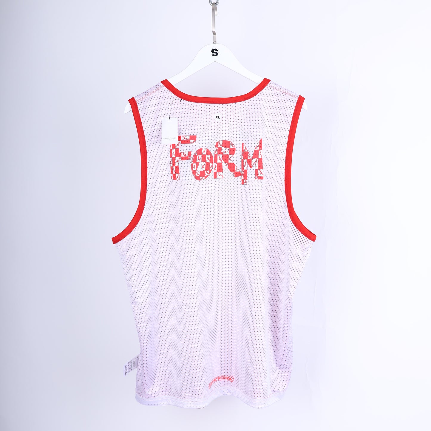 RED MESH 'FORM' CH TEAM STADIUM TANK TOP JERSEY MATTY BOY