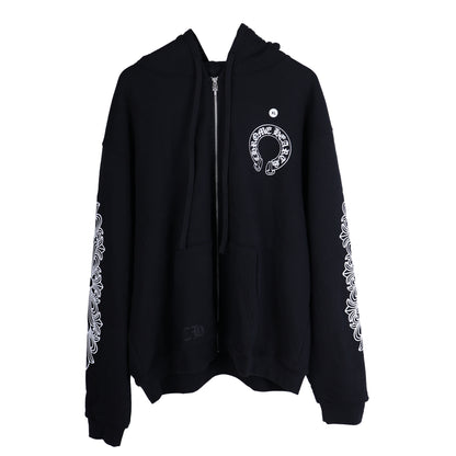 Chrome Hearts THERMAL Horseshoe ZIP UP Hoodie XL