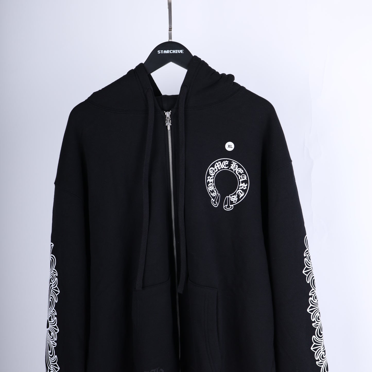 Chrome Hearts THERMAL Horseshoe ZIP UP Hoodie XL