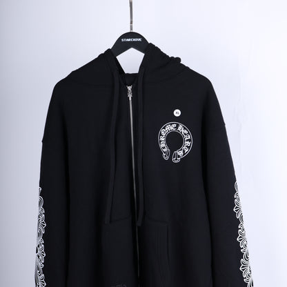 Chrome Hearts THERMAL Horseshoe ZIP UP Hoodie XL