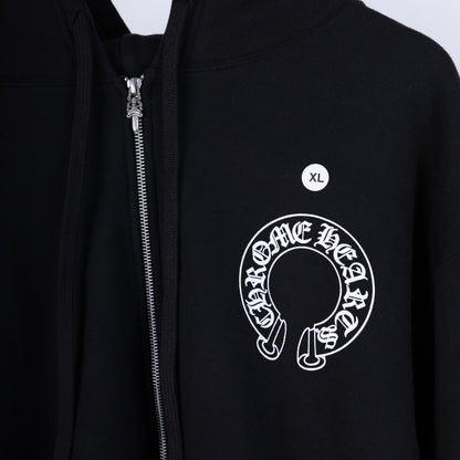 Chrome Hearts THERMAL Horseshoe ZIP UP Hoodie XL