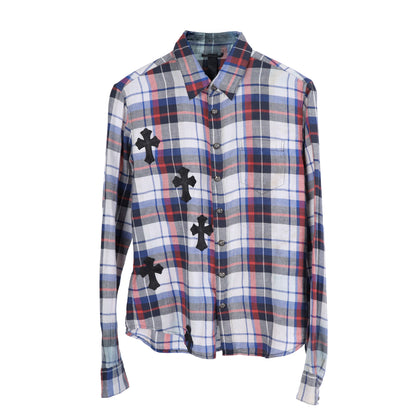 Chrome Hearts PATCHWORK FLANNEL SZ S