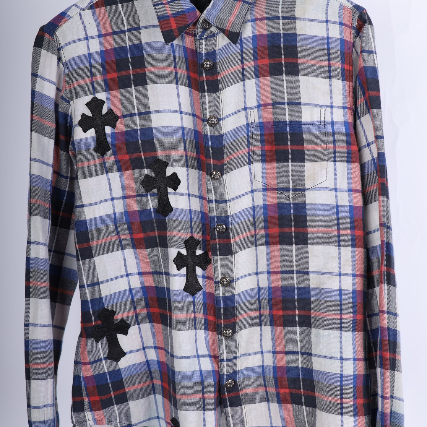 Chrome Hearts PATCHWORK FLANNEL SZ S