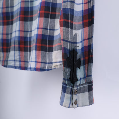 Chrome Hearts PATCHWORK FLANNEL SZ S