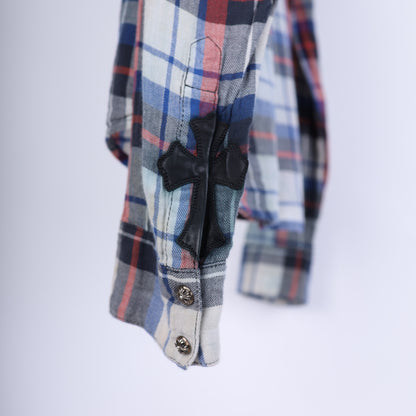 Chrome Hearts PATCHWORK FLANNEL SZ S