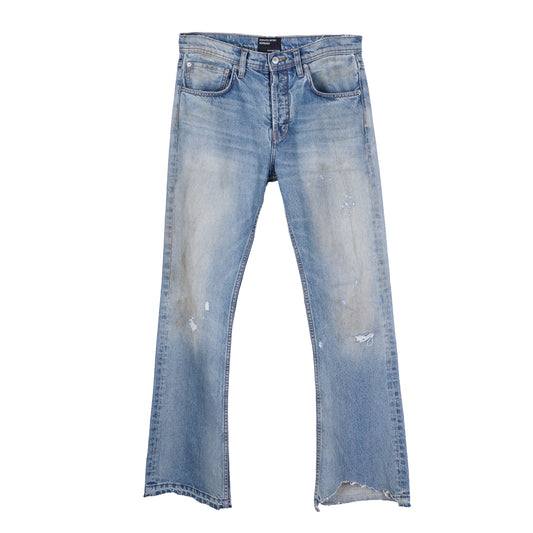 ERD LIGHT WASH BLUE DENIM BOOT CUT