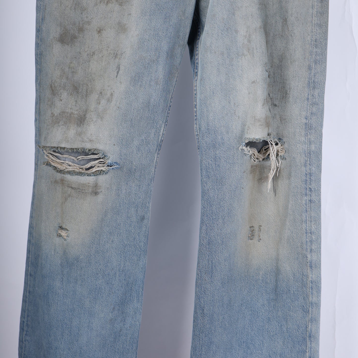 Acne Studios THRASHED BLUE DENIM