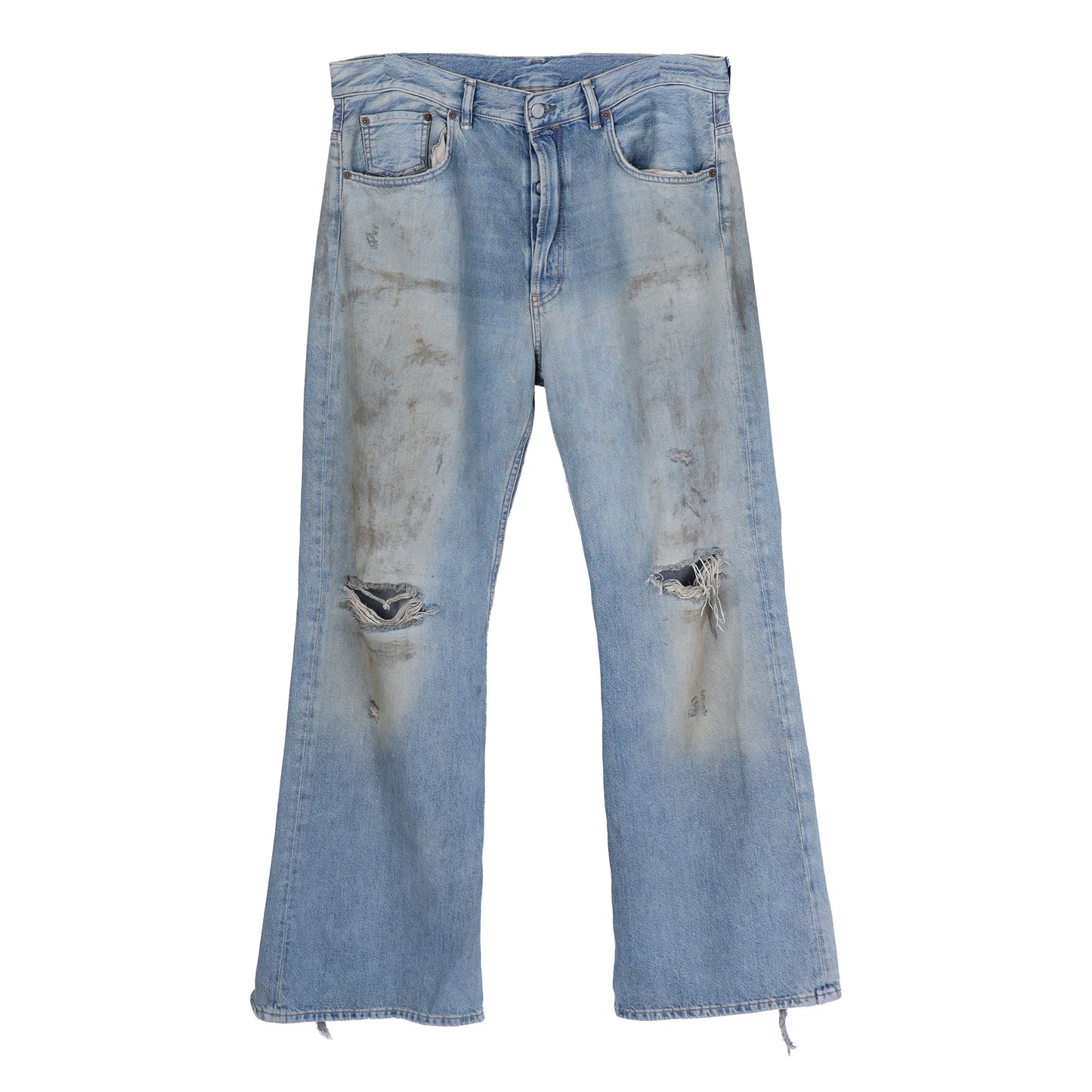 Acne Studios THRASHED BLUE DENIM