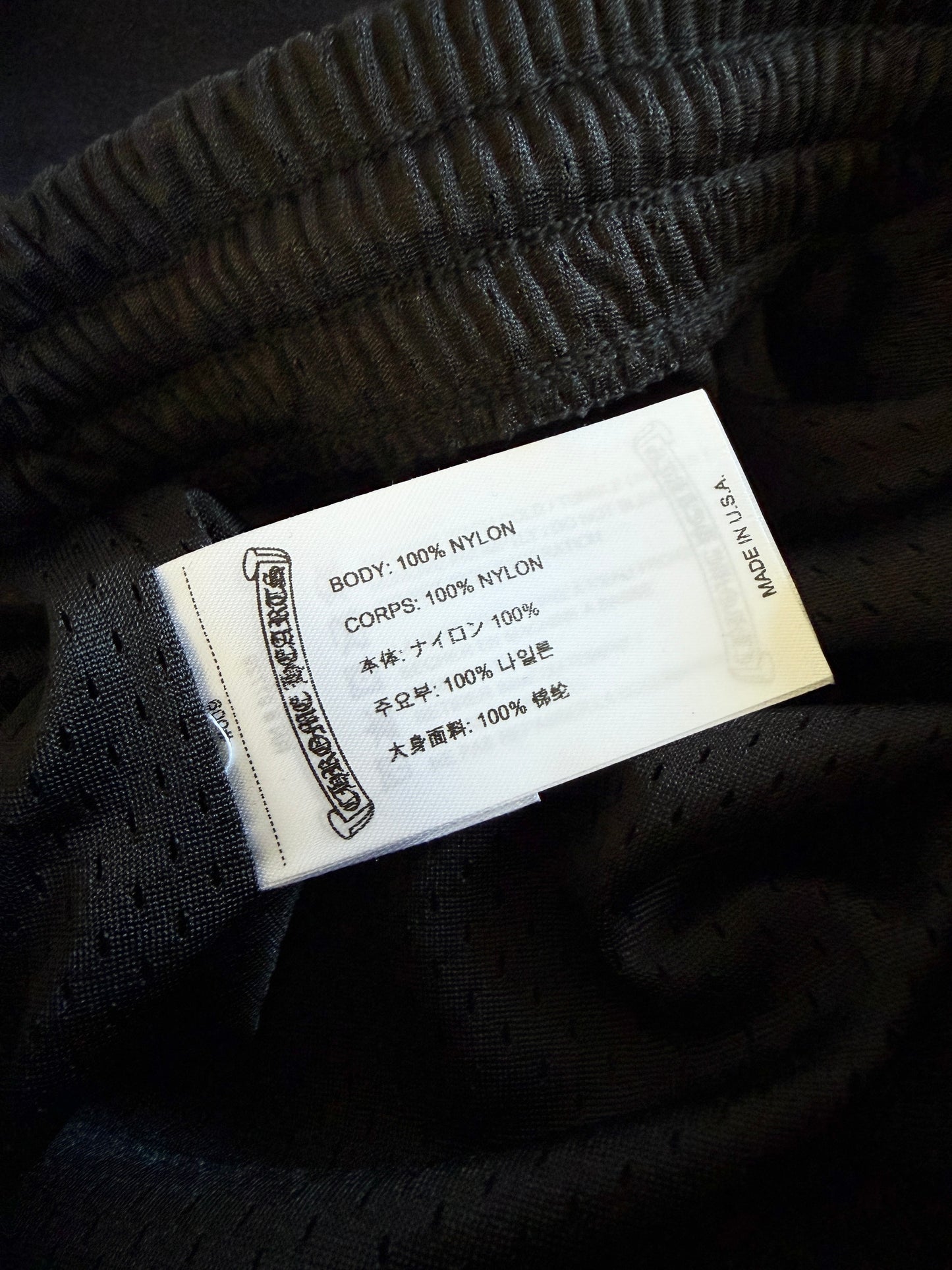 CHROME HEARTS "CH" LOGO MESH SWEATPANTS
