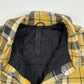 CHROME HEARTS YELLOW PLAID TARTAN LINED FLANNEL 2022 XXL