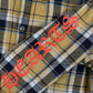 CHROME HEARTS YELLOW PLAID TARTAN LINED FLANNEL 2022 XXL