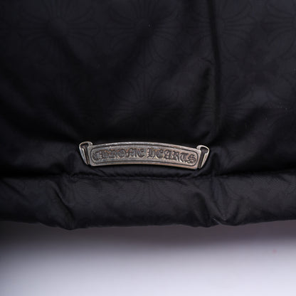 CHROME HEARTS BLACK PLUS MONOGRAM DOWN PUFFER JACKET
