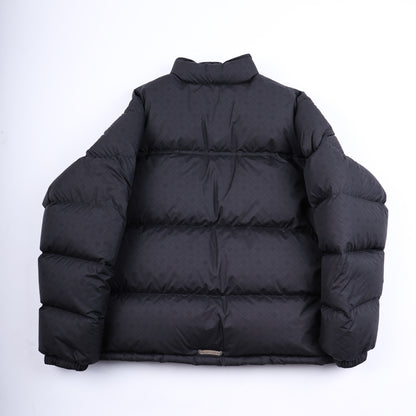 CHROME HEARTS BLACK PLUS MONOGRAM DOWN PUFFER JACKET