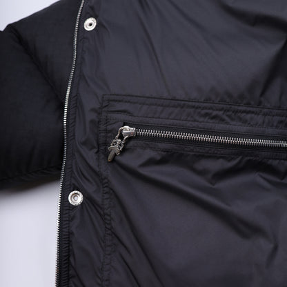 CHROME HEARTS BLACK PLUS MONOGRAM DOWN PUFFER JACKET