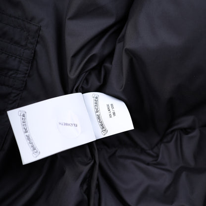 CHROME HEARTS BLACK PLUS MONOGRAM DOWN PUFFER JACKET