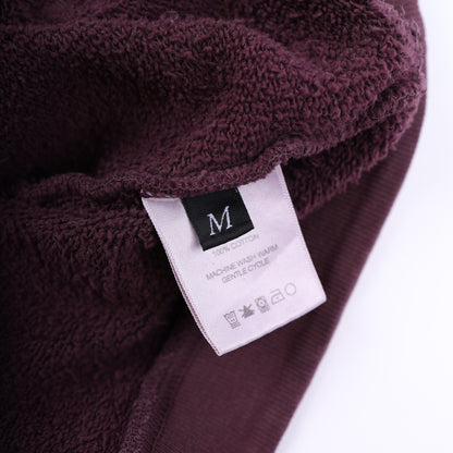 ENFANTS RICHES DEPRIMES ERD LOGO CUT OUT BURGUNDY HOODIE