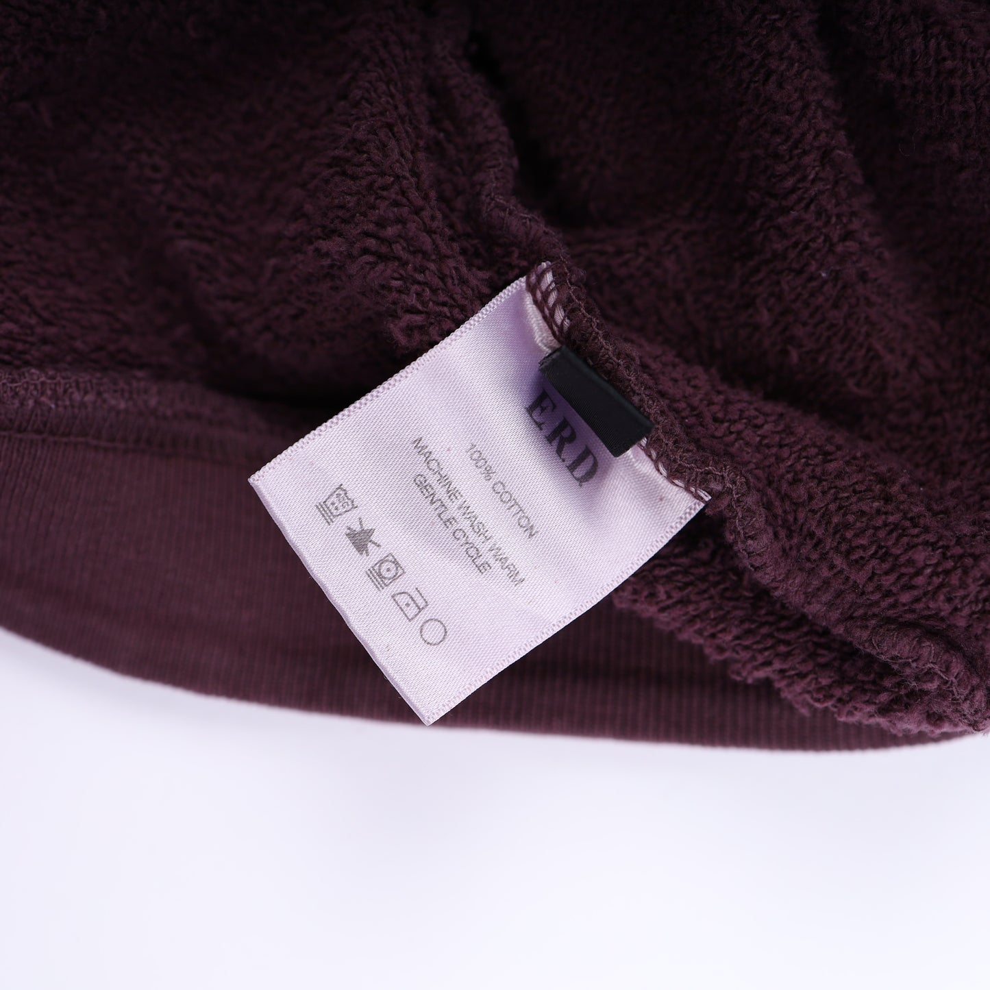 ENFANTS RICHES DEPRIMES ERD LOGO CUT OUT BURGUNDY HOODIE