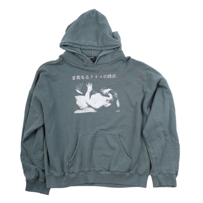 ENFANTS RICHES DEPRIMES SWEET SURRENDER OF ALICE HOODIE GREEN