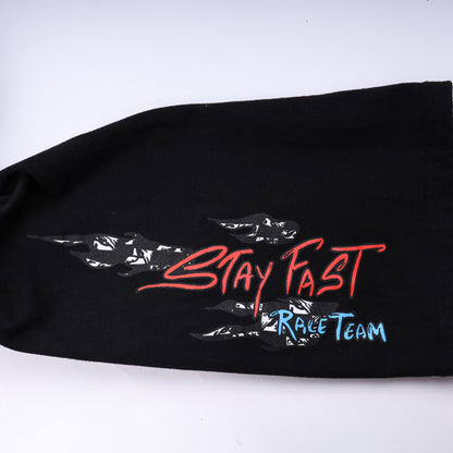 CHROME HEARTS MATTY BOY 'STAY FAST' FLAME SWEATPANTS XL