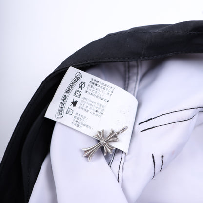 CHROME HEARTS BLACK BOARD SHORTS WITH CH PATCH 34