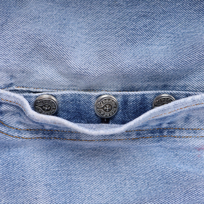 PINK CROSS PATCH 501 LEVI'S DENIM