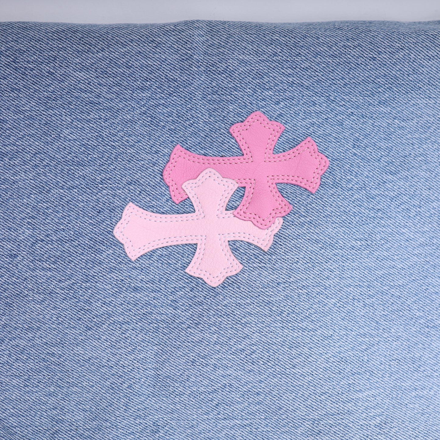 PINK CROSS PATCH 501 LEVI'S DENIM